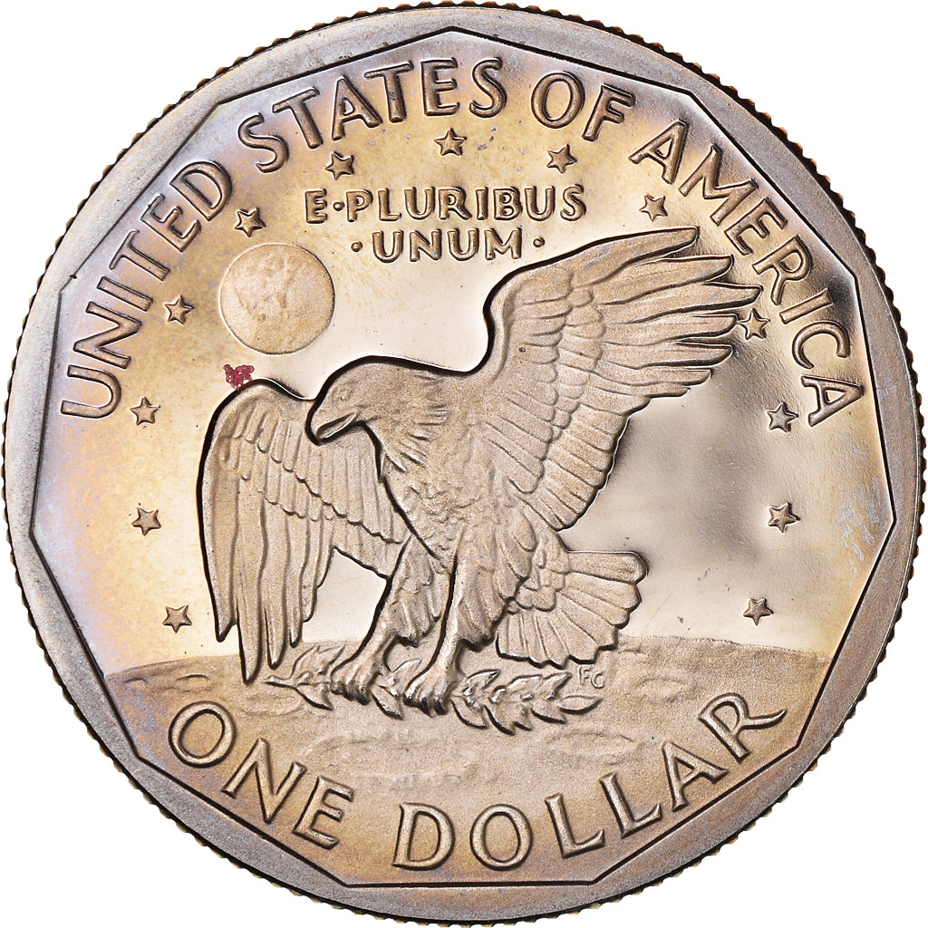 Coin, United States, Susan B. Anthony Dollar, Dollar, 1981, U.S. Mint, San