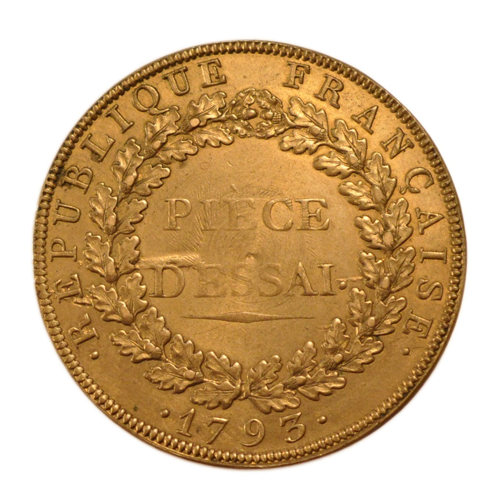FRANCE, 2 Sols, 1793, Paris, AU(55-58), Bronze, Brandon #76, 18.42