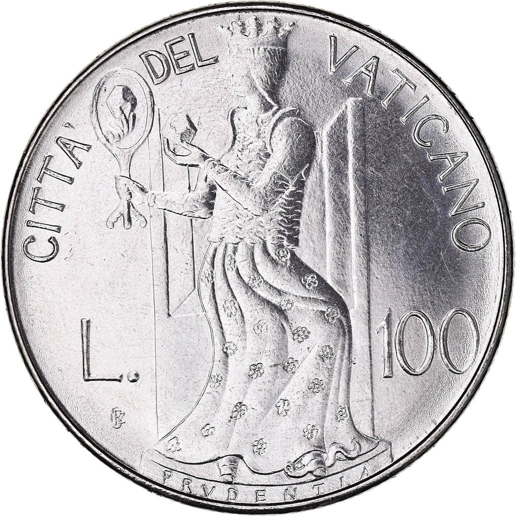 Monnaie, Cité du Vatican, John Paul II, 100 Lire, 1980, Roma, FDC, Acier