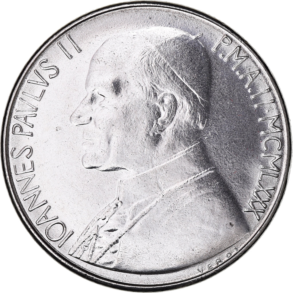 Moneta, PAŃSTWO WATYKAŃSKIE, John Paul II, 100 Lire, 1980, Roma, MS(65-70)