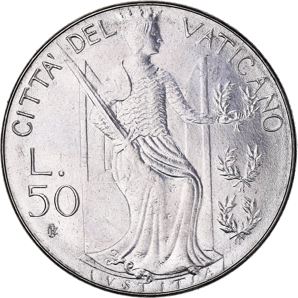 Monnaie, Cité du Vatican, John Paul II, 50 Lire, 1980, Roma, FDC.AN 2, SPL
