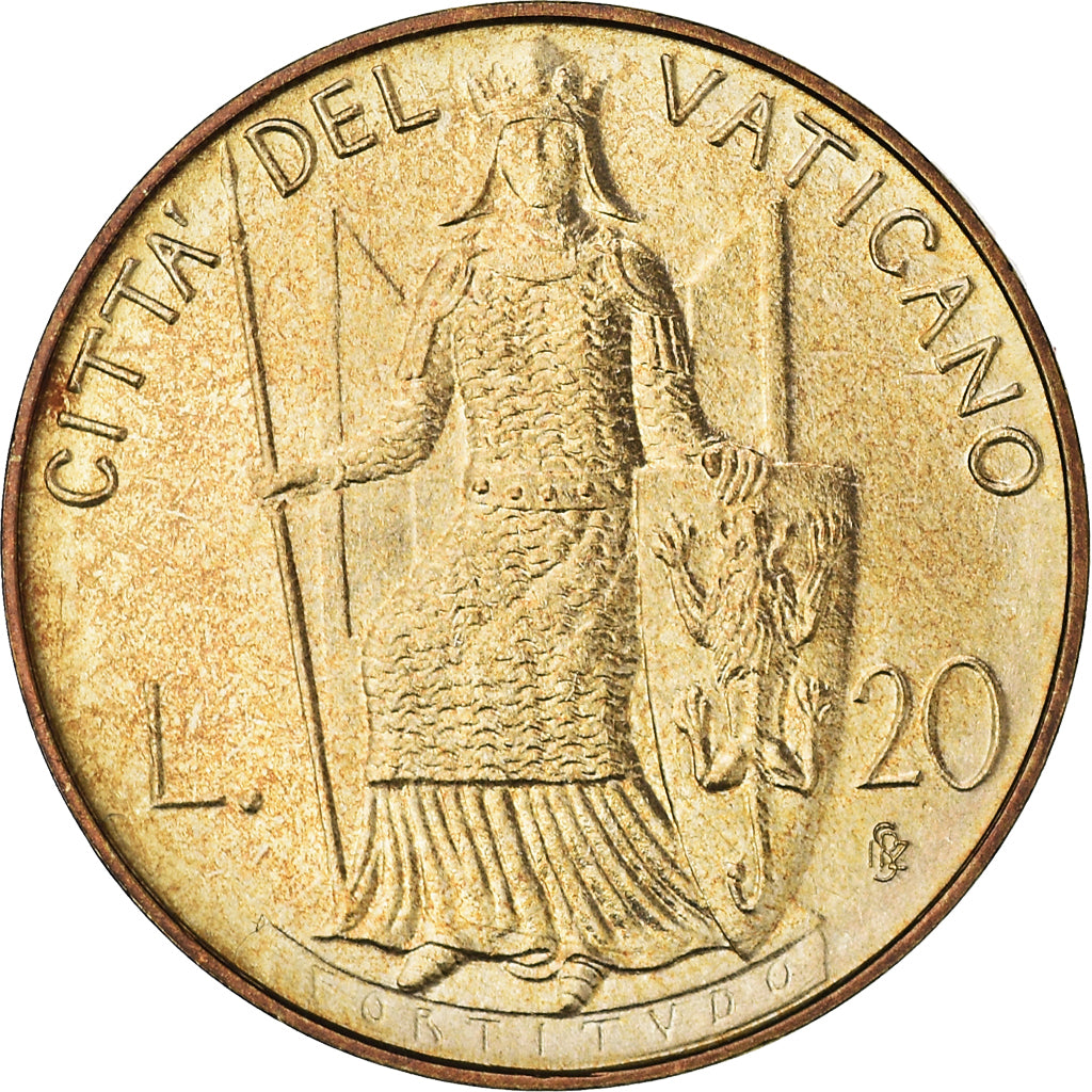 Monnaie, Cité du Vatican, John Paul II, 20 Lire, 1980, Roma, SPL+