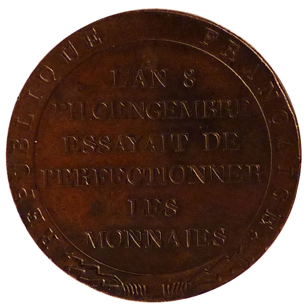 FRANCE, 2 Francs, 1800, Paris, MS(60-62), Bronze, Brandon #111, 9.00