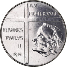 Coin, VATICAN CITY, John Paul II, 100 Lire, 1983, Roma, MS(65-70), Stainless