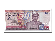 Zaïre, 50 Zaïres, 1982, KM #28a, 1982-11-24, UNC(65-70), D3954825H