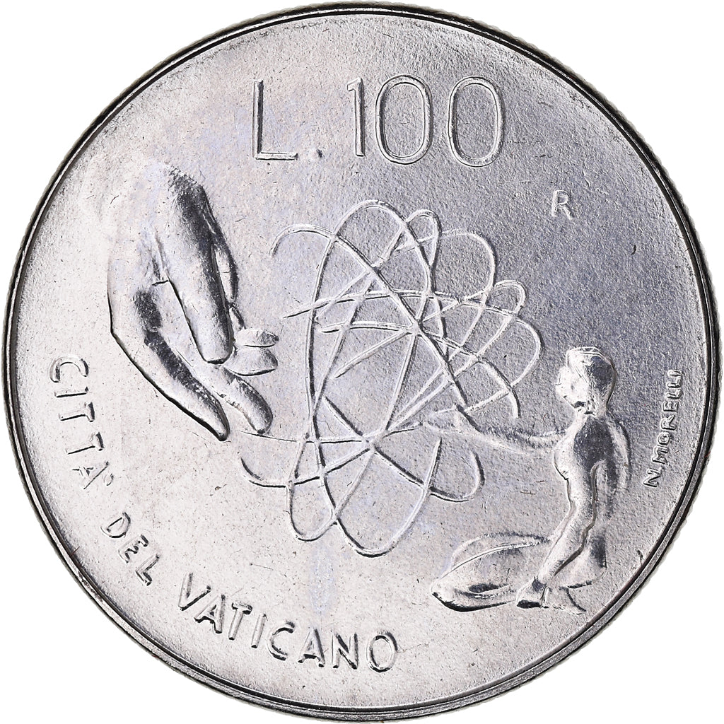 Münze, Vatikanstadt, John Paul II, 100 Lire, 1983, Roma, STGL, Stainless Steel