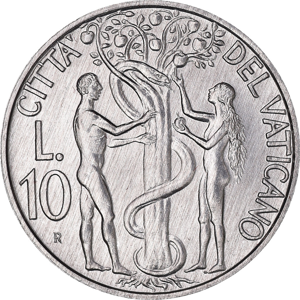 Monnaie, Cité du Vatican, John Paul II, 10 Lire, 1988, FDC, FDC, Aluminium