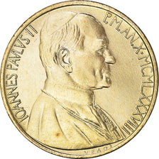 Coin, VATICAN CITY, John Paul II, 20 Lire, 1988, Roma, FDC, MS(65-70)