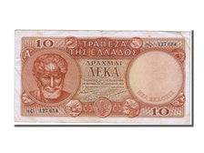 Greece, 10 Drachmai, 1954, KM #186a, 1954-01-15, EF(40-45), 127634