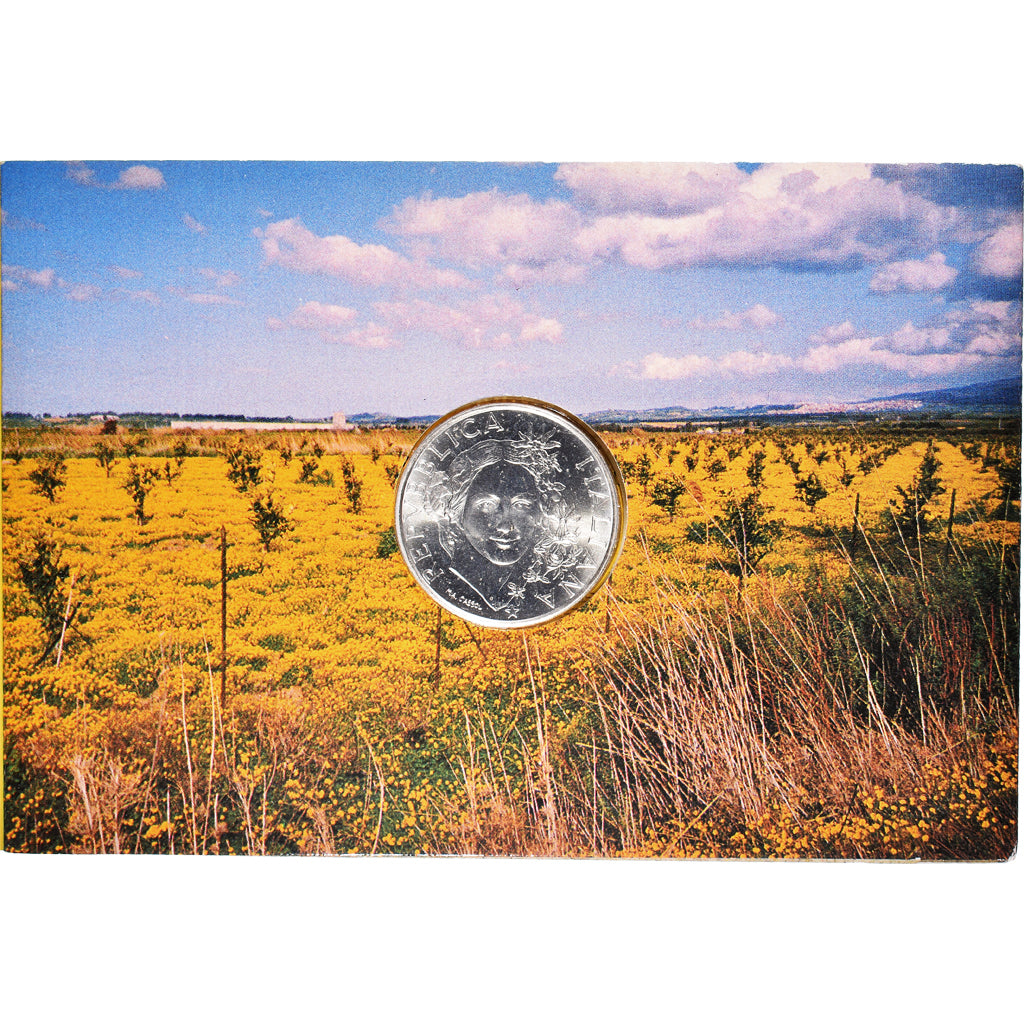 Monnaie, Italie, FLORA E FAUNA DA SALVARE, 500 Lire, 1993, BU, FDC, Argent