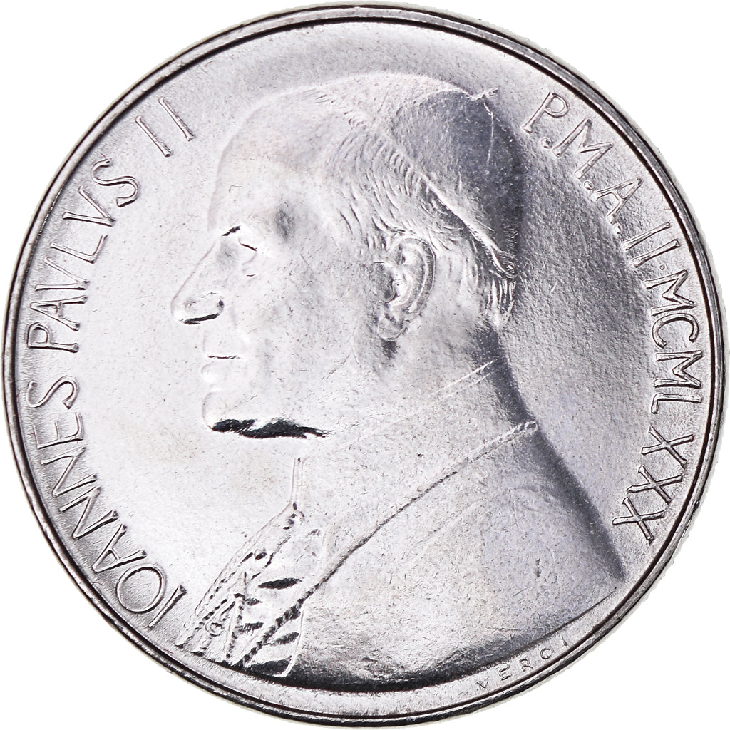 Moneta, CITTÀ DEL VATICANO, John Paul II, 50 Lire, 1980, Roma, FDC.AN 2, FDC