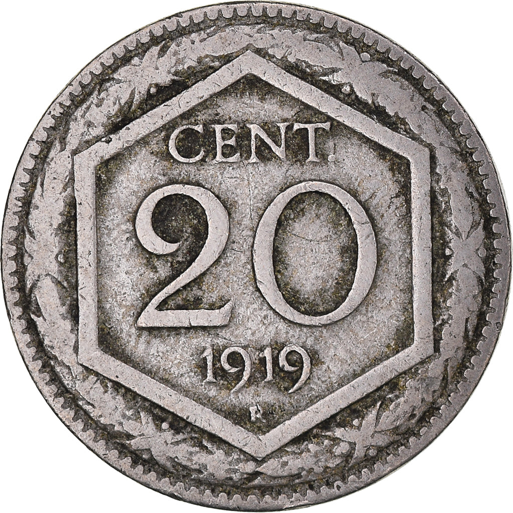 Coin, Italy, Vittorio Emanuele III, 20 Centesimi, 1919, Rome, VF(30-35), Nickel
