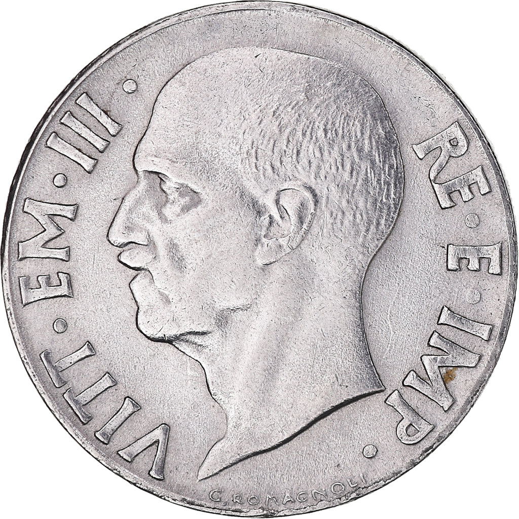 Münze, Italien, Vittorio Emanuele III, 20 Centesimi, 1940, Rome, SS+, Stainless