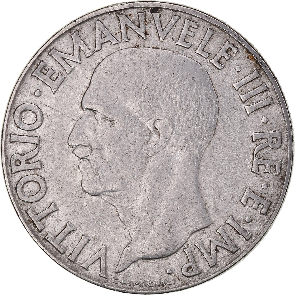 Moneta, Włochy, Vittorio Emanuele III, Lira, 1940, Rome, VF(30-35), Stal