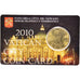 CIDADE DO VATICANO, 50 Euro Cent, 2010, Rome, Coin card, MS(65-70), Latão