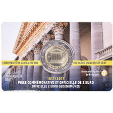 Belgien, 2 Euro, 200 years of the University of Ghent, 2017, Dutch Text, STGL