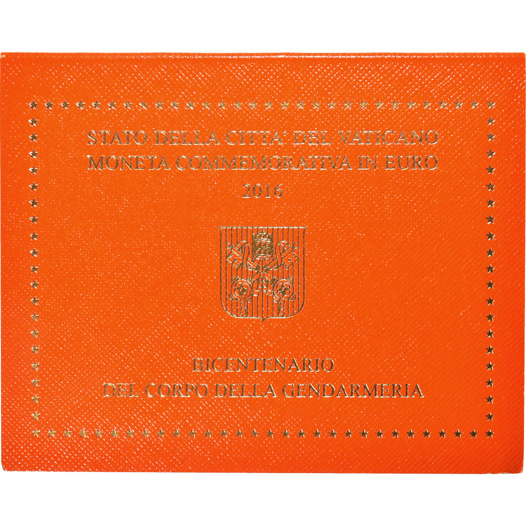 Vatican, 2 Euro, 2016, Bicentenario Del Corpo Della Gendarmeria, MS(65-70)
