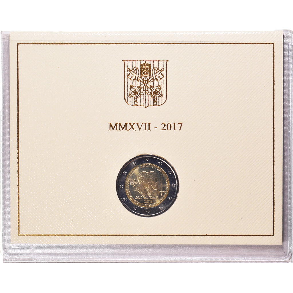 Vatican, 2 Euro, 2017, Martyre des Saints Pierre et Paul, MS(65-70), Bi-Metallic