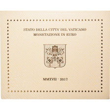 Vatican, 1 Cent to 2 Euro, Le Pape François, 2017, Rome, BU, MS(65-70)