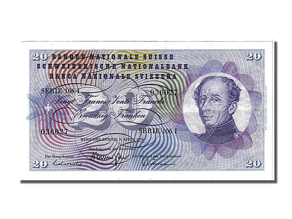 Svizzera, 20 Franken, 1976, 1976-04-09, SPL-