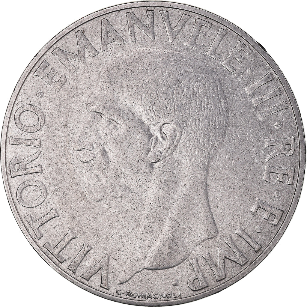 Monnaie, Italie, Lira, 1939, Rome, TB+, Acmonital (austénitique), KM:77a