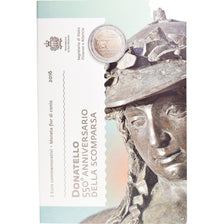 Saint Marin , 2 Euro, 2016, DONATELLO 550 °anniversario della Scomparsa, FDC