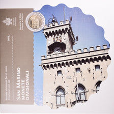 San Marino, 1 Cent to 2 Euro, 2015, Rome, Set Euro, MS(65-70), ND