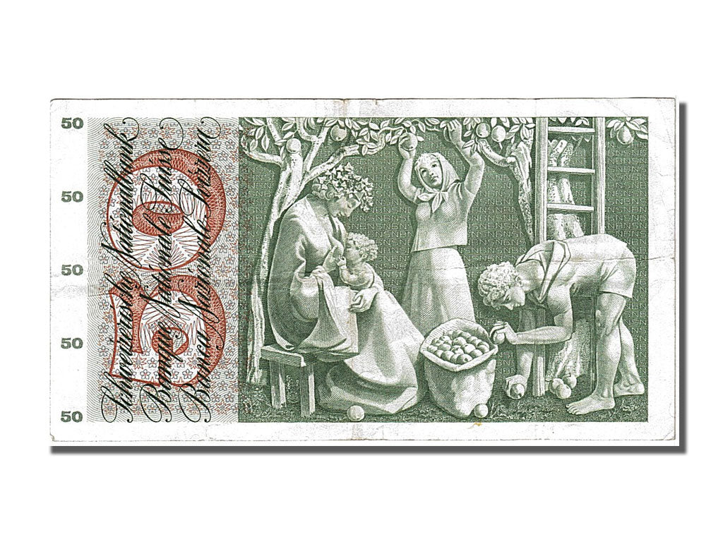 Switzerland, 50 Franken, 1961, KM #48b, 1961-12-21, EF(40-45), 14F