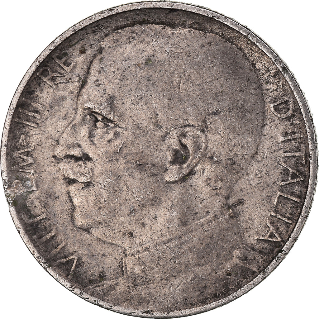 Coin, Italy, Vittorio Emanuele III, 50 Centesimi, 1921, Rome, VF(20-25), Nickel