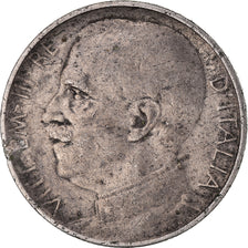 Coin, Italy, Vittorio Emanuele III, 50 Centesimi, 1921, Rome, VF(20-25), Nickel