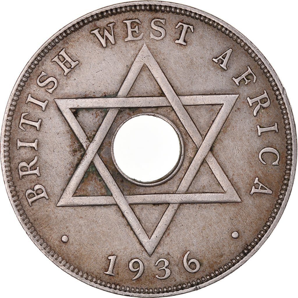 Coin, BRITISH WEST AFRICA, Edward VIII, Penny, 1936, EF(40-45), Copper-nickel