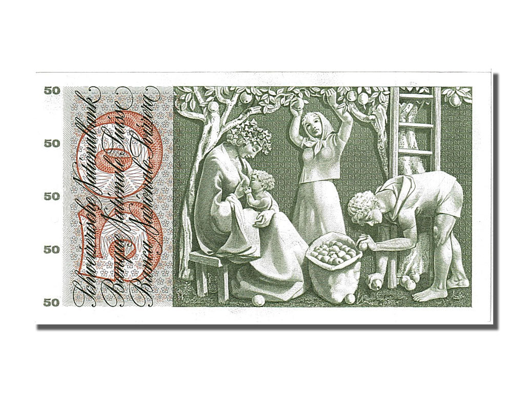Banknote, Switzerland, 50 Franken, 1965, 1965-12-23, UNC(60-62)