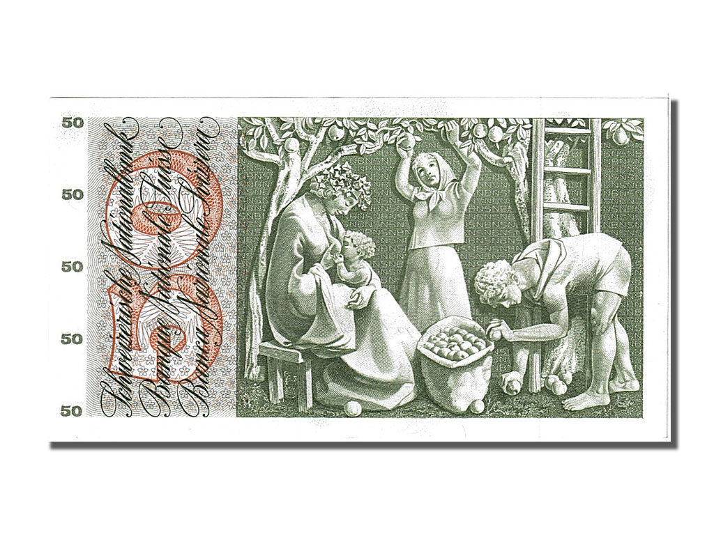 Banknote, Switzerland, 50 Franken, 1965, 1965-12-23, UNC(63)