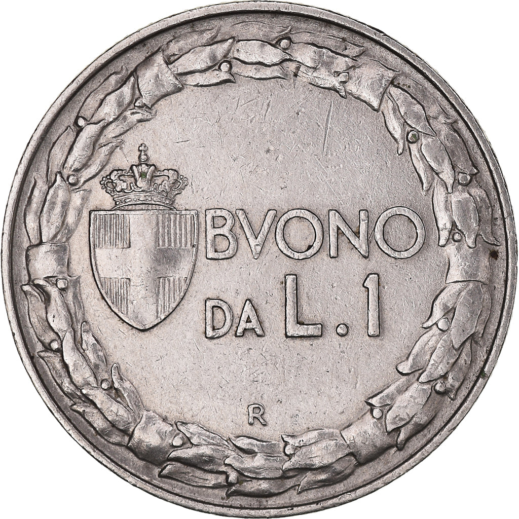 Coin, Italy, Lira, 1928, Rome, EF(40-45), Nickel, KM:62