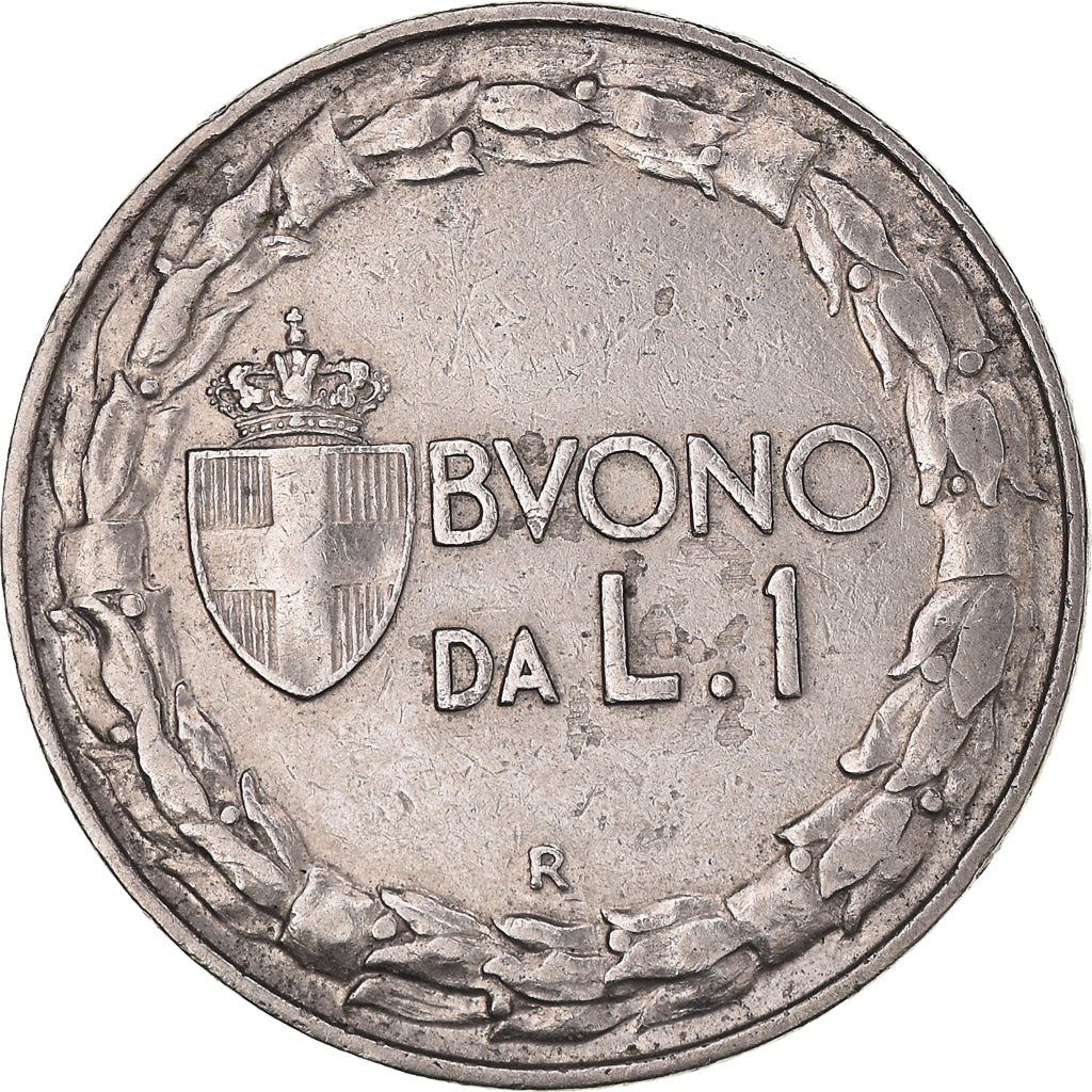 Coin, Italy, Lira, 1928, Rome, EF(40-45), Nickel, KM:62