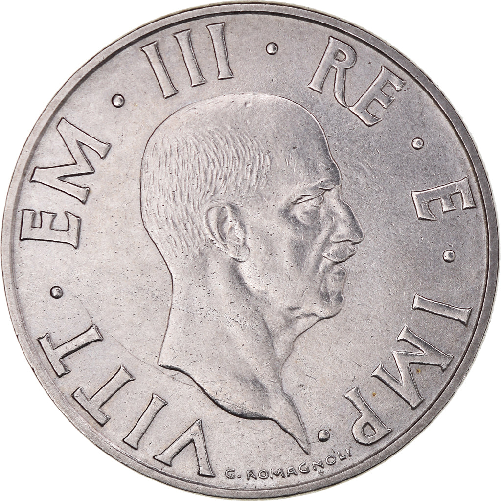 Moneda, Italia, Vittorio Emanuele III, 2 Lire, 1940, Rome, MBC+, Acero