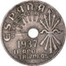 Coin, Spain, 25 Centimos, 1937, Vienna, EF(40-45), Copper-nickel, KM:753