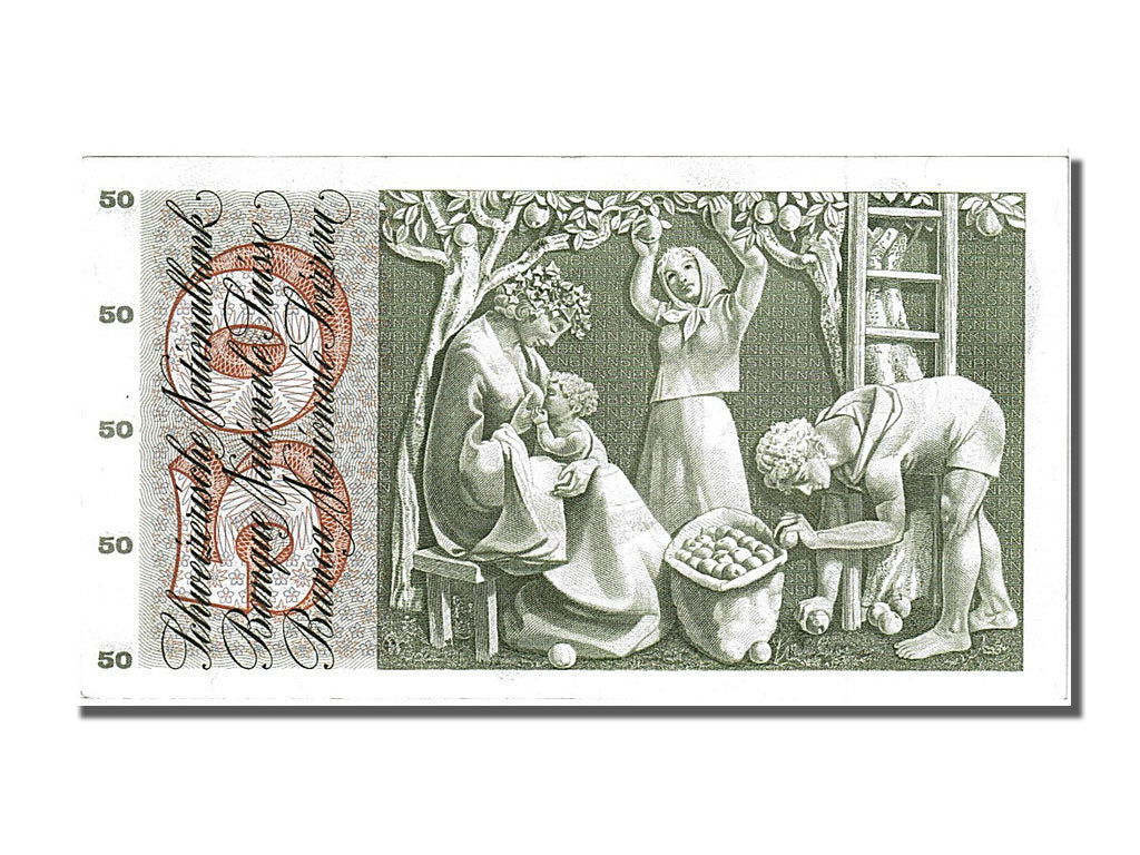 Banknote, Switzerland, 50 Franken, 1971, 1971-02-10, UNC(65-70)