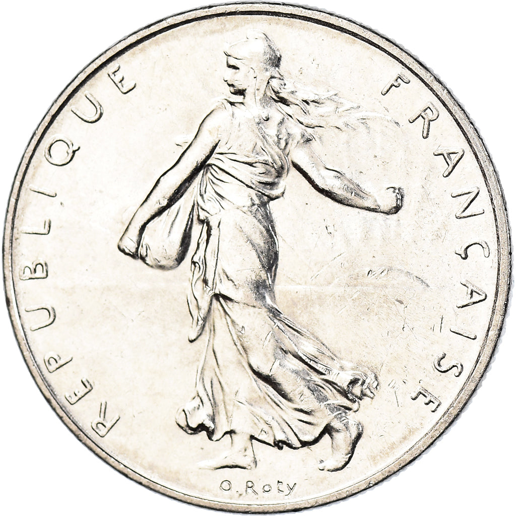 Moeda, França, Semeuse, Franc, 1999, Paris, O.Roty, AU(50-53), Níquel