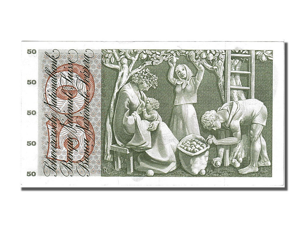 Banknote, Switzerland, 50 Franken, 1972, 1972-01-24, UNC(60-62)