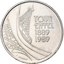 Coin, France, Tour Eiffel, 5 Francs, 1989, Paris, VF(30-35), Nickel, KM:968