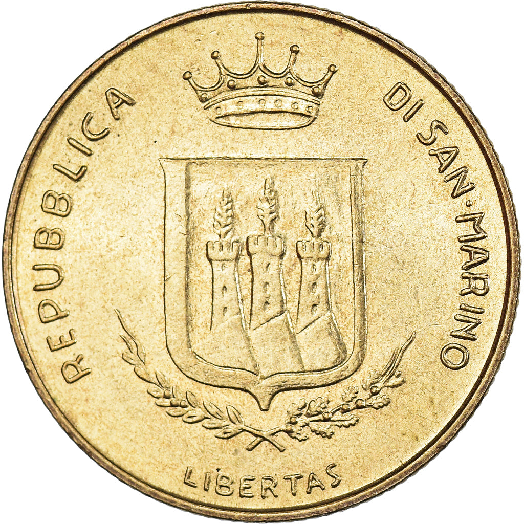 Monnaie, Saint Marin , 200 Lire, 1983, Rome, TTB, Bronze-Aluminium, KM:152
