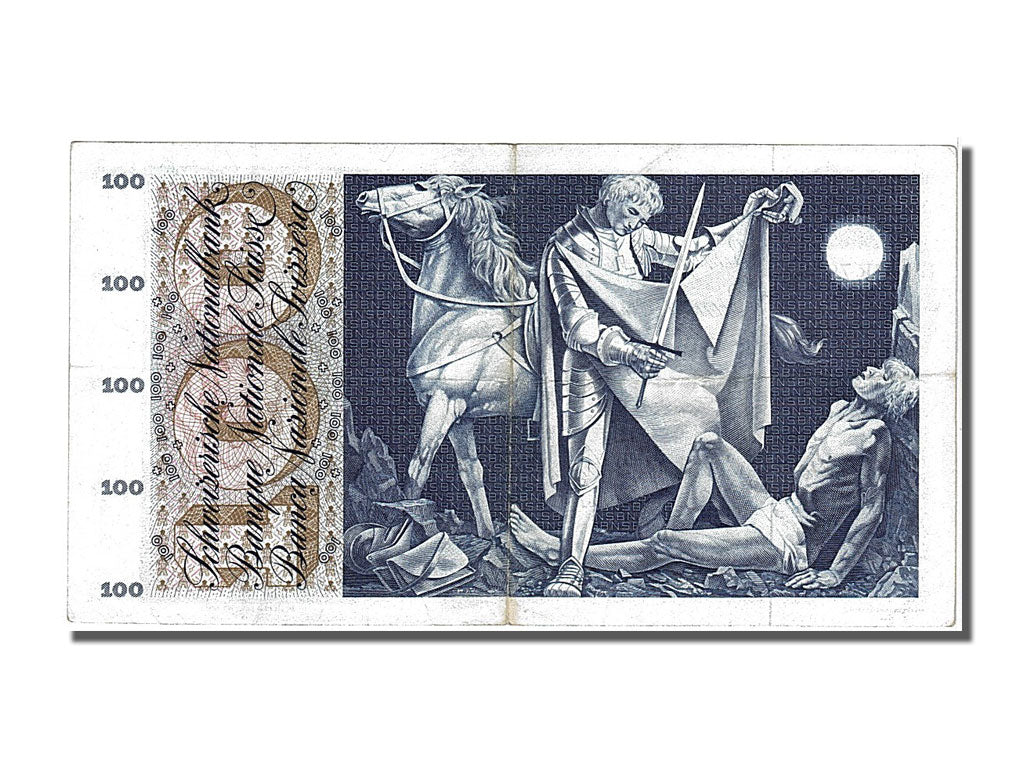 Switzerland, 100 Franken, 1963, KM #49e, 1963-03-28, EF(40-45), 37K