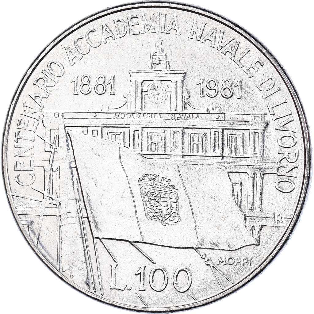 Moneta, Italia, 100 Lire, 1981, Rome, BB, Acciaio inossidabile, KM:108