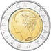Münze, Italien, 500 Lire, 1993, Rome, S+, Bi-Metallic, KM:160