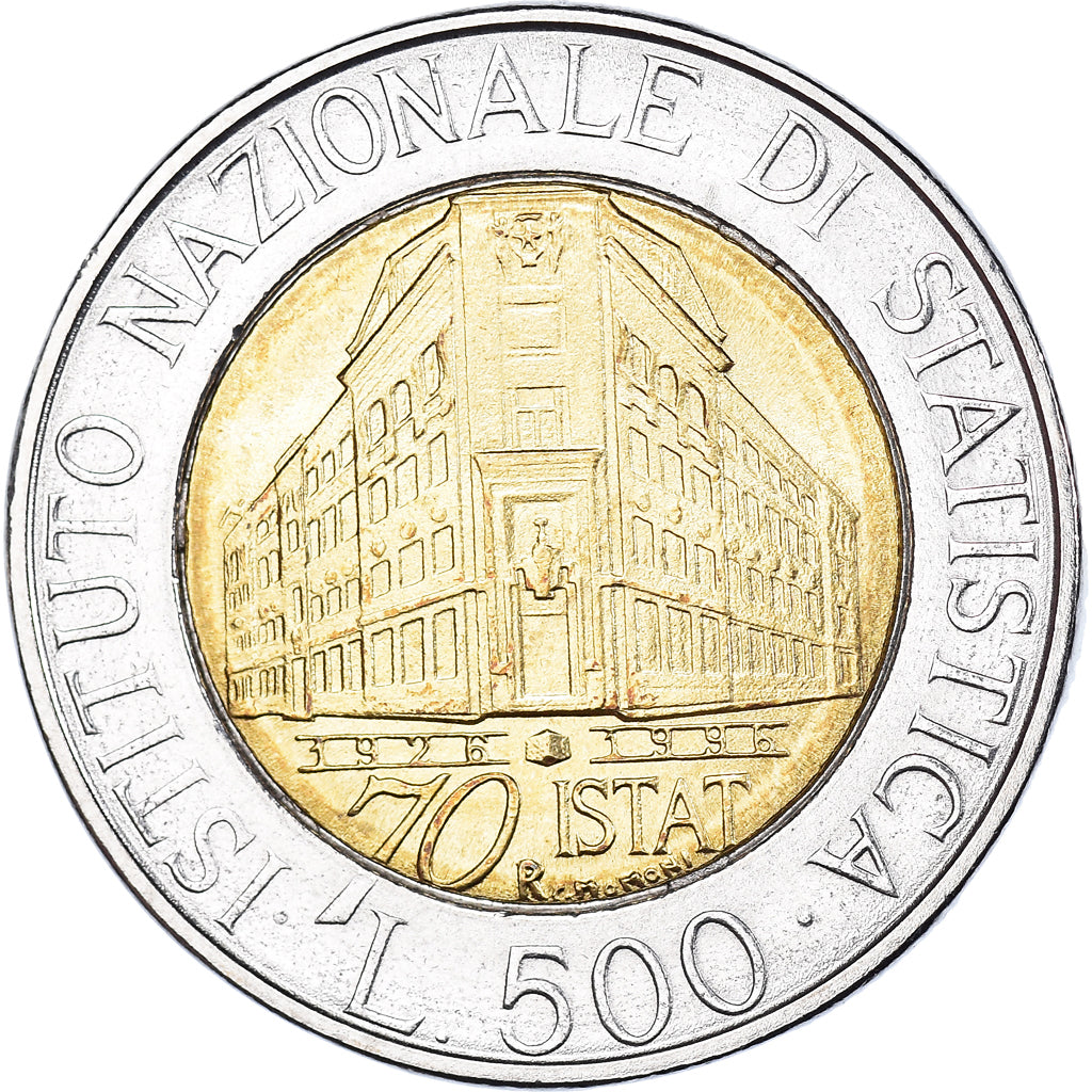 Munten, Italië, 500 Lire, 1996, Rome, ZF+, Bi-Metallic, KM:181