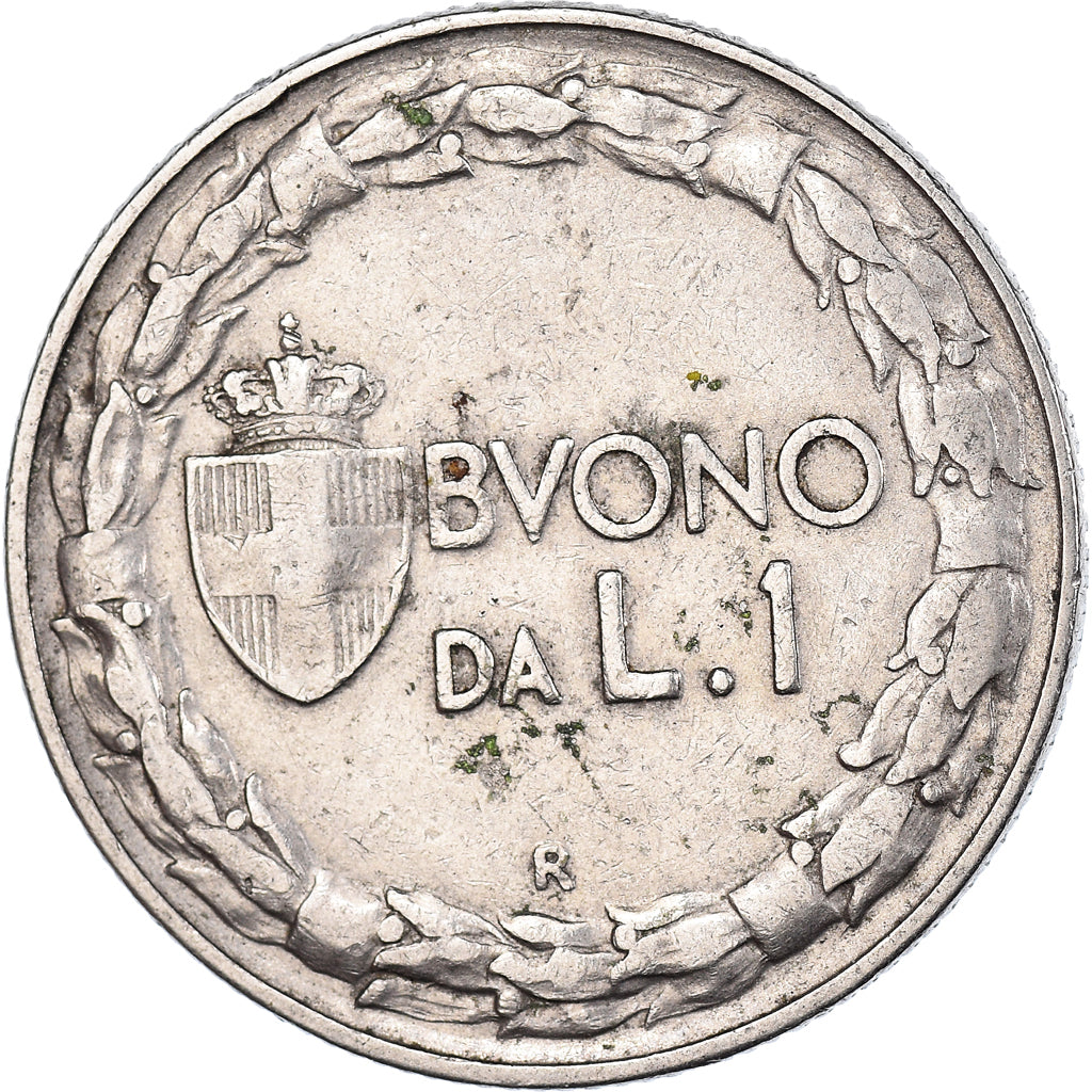 Moneta, Italia, Vittorio Emanuele III, Lira, 1922, Rome, MB, Nichel, KM:62
