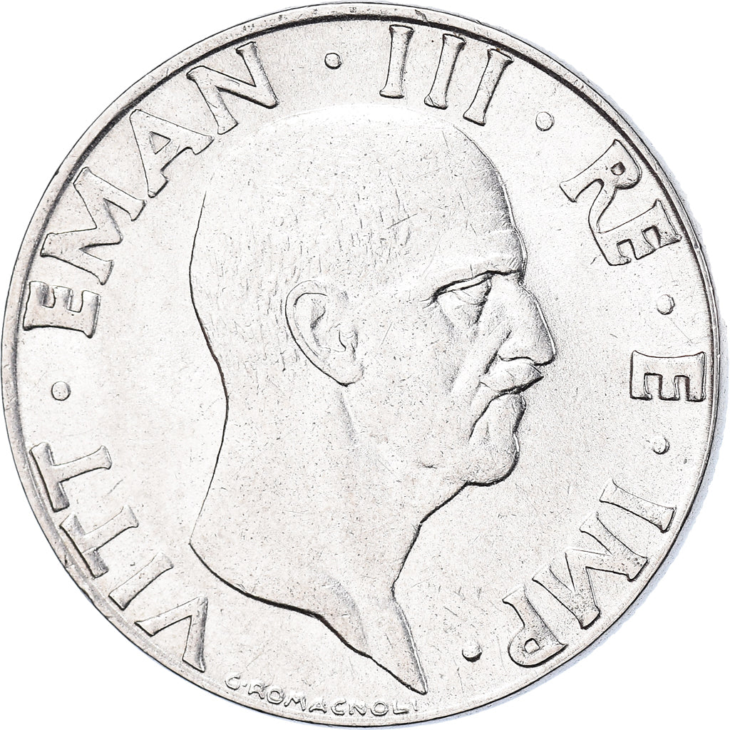 Coin, Italy, Vittorio Emanuele III, 50 Centesimi, 1939, Rome, AU(50-53)