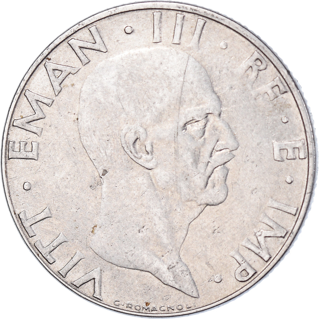 Moeda, Itália, Vittorio Emanuele III, 50 Centesimi, 1939, Rome, VF(30-35), Aço