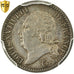 Francja, Louis XVIII, 1/4 Franc, 1823, Paris, Srebro, PCGS, AU(55-58)